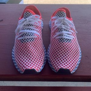 Adidas Deerupt Solar Red Bluebird